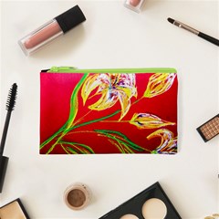 Dscf1393 - Tender Bright Lillies Cosmetic Bag (xs) by bestdesignintheworld