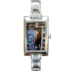 Dscf2546 - Toy Horsey Rectangle Italian Charm Watch by bestdesignintheworld