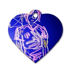 Dscf1445 - Californian Boy Dog Tag Heart (one Side) by bestdesignintheworld