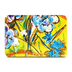 Dscf1422 - Country Flowers In The Yard Plate Mats by bestdesignintheworld