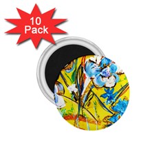 Dscf1422 - Country Flowers In The Yard 1 75  Magnets (10 Pack)  by bestdesignintheworld