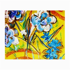 Dscf1422 - Country Flowers In The Yard Small Glasses Cloth by bestdesignintheworld