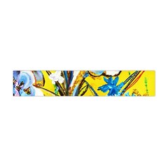 Dscf1422 - Country Flowers In The Yard Flano Scarf (mini) by bestdesignintheworld