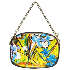 Dscf1422 - Country Flowers In The Yard Chain Purses (one Side)  by bestdesignintheworld