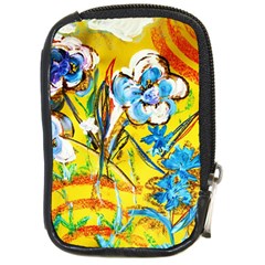 Dscf1422 - Country Flowers In The Yard Compact Camera Cases by bestdesignintheworld