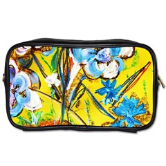 Dscf1422 - Country Flowers In The Yard Toiletries Bags by bestdesignintheworld