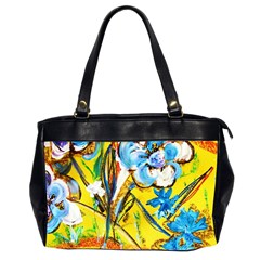 Dscf1422 - Country Flowers In The Yard Office Handbags (2 Sides)  by bestdesignintheworld