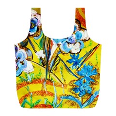 Dscf1422 - Country Flowers In The Yard Full Print Recycle Bags (l)  by bestdesignintheworld