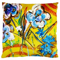 Dscf1422 - Country Flowers In The Yard Standard Flano Cushion Case (one Side) by bestdesignintheworld