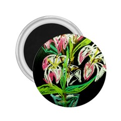 Dscf1389 - Lillies In The Vase 2 25  Magnets by bestdesignintheworld