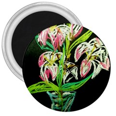 Dscf1389 - Lillies In The Vase 3  Magnets by bestdesignintheworld