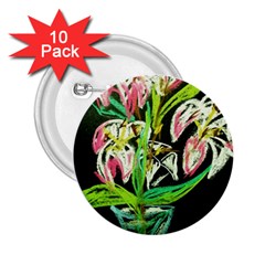 Dscf1389 - Lillies In The Vase 2 25  Buttons (10 Pack)  by bestdesignintheworld