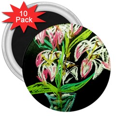 Dscf1389 - Lillies In The Vase 3  Magnets (10 Pack)  by bestdesignintheworld