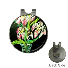 Dscf1389 - Lillies In The Vase Hat Clips With Golf Markers by bestdesignintheworld