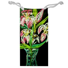 Dscf1389 - Lillies In The Vase Jewelry Bag by bestdesignintheworld