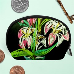 Dscf1389 - Lillies In The Vase Accessory Pouches (large)  by bestdesignintheworld