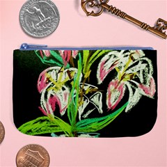 Dscf1389 - Lillies In The Vase Large Coin Purse by bestdesignintheworld