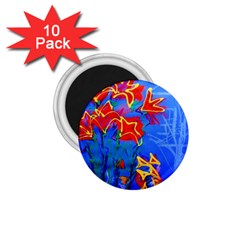 Dscf1433 - red lillies 1.75  Magnets (10 pack) 