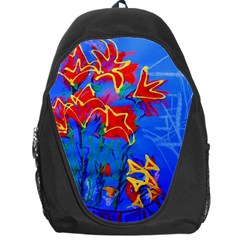 Dscf1433 - red lillies Backpack Bag