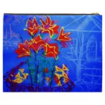 Dscf1433 - red lillies Cosmetic Bag (XXXL)  Back