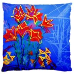 Dscf1433 - red lillies Standard Flano Cushion Case (Two Sides) Back