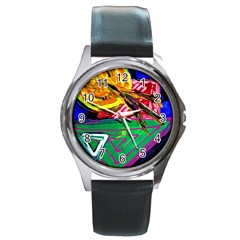 Dscf1464 - Horoscope Arrow Round Metal Watch by bestdesignintheworld