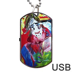 Dscf1741 - Funny Clown Dog Tag Usb Flash (one Side) by bestdesignintheworld