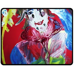 Dscf1741 - Funny Clown Double Sided Fleece Blanket (medium)  by bestdesignintheworld