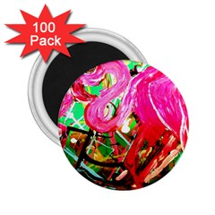 Dscf2035 - Flamingo On A Chad Lake 2 25  Magnets (100 Pack)  by bestdesignintheworld