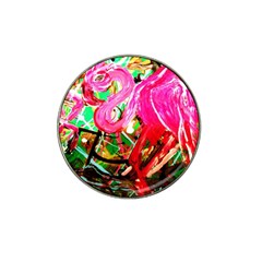 Dscf2035 - Flamingo On A Chad Lake Hat Clip Ball Marker by bestdesignintheworld