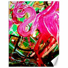 Dscf2035 - Flamingo On A Chad Lake Canvas 18  X 24   by bestdesignintheworld