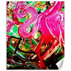 Dscf2035 - Flamingo On A Chad Lake Canvas 20  X 24   by bestdesignintheworld