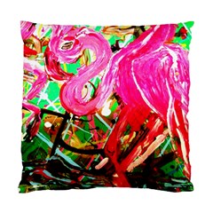 Dscf2035 - Flamingo On A Chad Lake Standard Cushion Case (one Side) by bestdesignintheworld