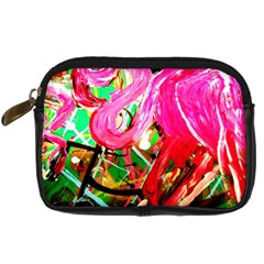 Dscf2035 - Flamingo On A Chad Lake Digital Camera Cases by bestdesignintheworld