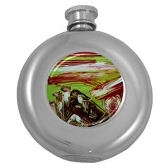 Dscf3217 - Parthenon Round Hip Flask (5 Oz) by bestdesignintheworld