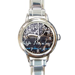 Dscf1638 - Written Poems Round Italian Charm Watch by bestdesignintheworld