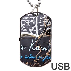 Dscf1638 - Written Poems Dog Tag Usb Flash (two Sides) by bestdesignintheworld