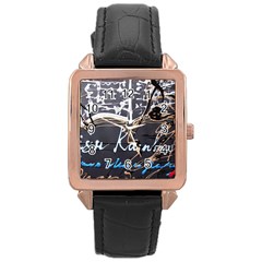 Dscf1638 - Written Poems Rose Gold Leather Watch  by bestdesignintheworld