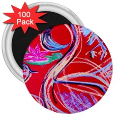 Dscf1395 -pink flamingo dance 3  Magnets (100 pack)