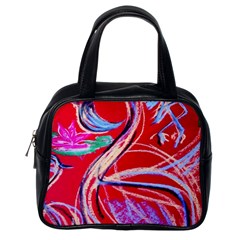 Dscf1395 -pink Flamingo Dance Classic Handbags (one Side) by bestdesignintheworld