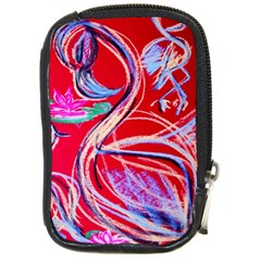 Dscf1395 -pink flamingo dance Compact Camera Cases