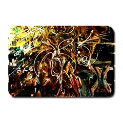 Dscf3438 - Golden Flowers In Ceramics Plate Mats by bestdesignintheworld