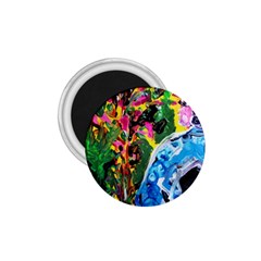 Dscf1611 - Lady In Kimono And Tulip Tree 1 75  Magnets by bestdesignintheworld