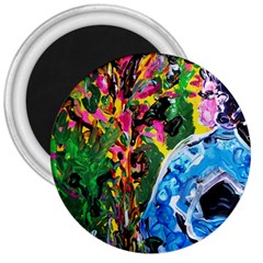 Dscf1611 - Lady In Kimono And Tulip Tree 3  Magnets by bestdesignintheworld