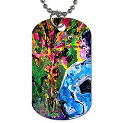 Dscf1611 - Lady In Kimono And Tulip Tree Dog Tag (one Side) by bestdesignintheworld