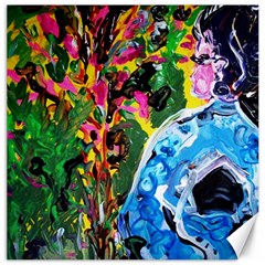 Dscf1611 - Lady In Kimono And Tulip Tree Canvas 16  X 16   by bestdesignintheworld