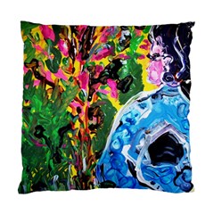 Dscf1611 - Lady In Kimono And Tulip Tree Standard Cushion Case (one Side) by bestdesignintheworld