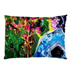 Dscf1611 - Lady In Kimono And Tulip Tree Pillow Case by bestdesignintheworld