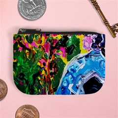 Dscf1611 - Lady In Kimono And Tulip Tree Mini Coin Purses by bestdesignintheworld