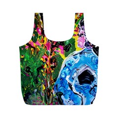 Dscf1611 - Lady In Kimono And Tulip Tree Full Print Recycle Bags (m)  by bestdesignintheworld